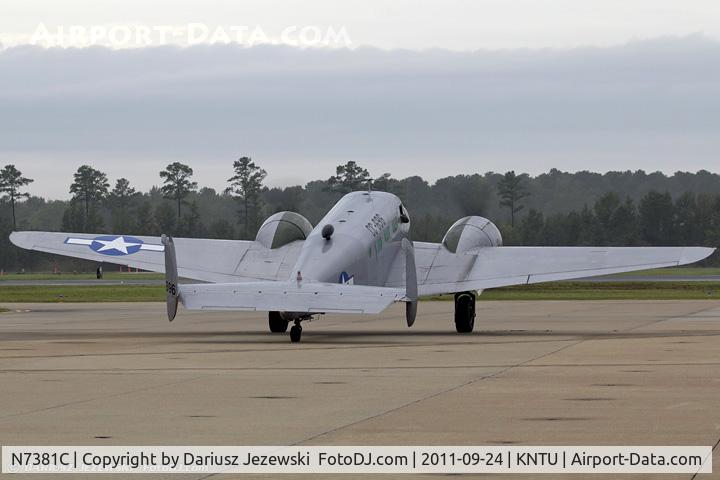 N7381C, 1944 Beech C18S C/N 8104, Beech C-18S CN 8104, N7381C