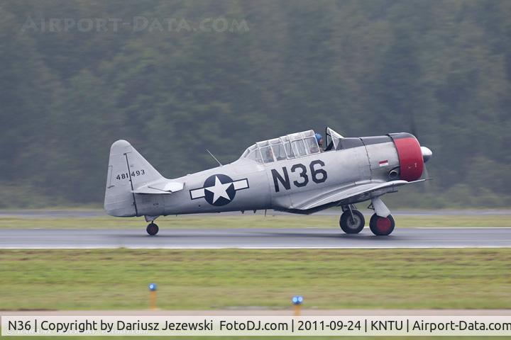 N36, 1944 North American AT-6F Texan C/N 121-42765, North American AT-6 Texan CN 44-81493, N36