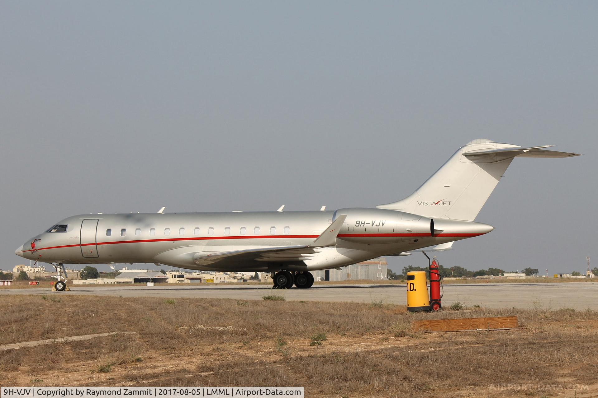 9H-VJV, 2015 Bombardier BD-700-1A10 Global Express 6000 C/N 9725, Bombardier BD-700 Global Express 9H-VJV Vistajet