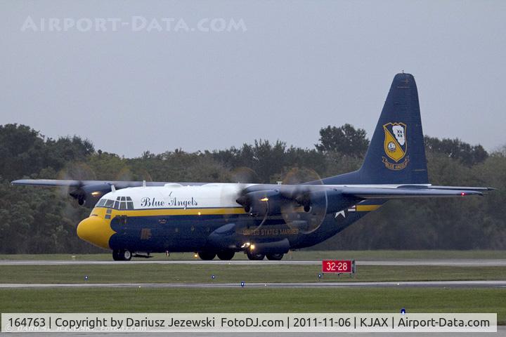 164763, 1992 Lockheed C-130T Hercules C/N 382-5258, C-130T Hercules 164763 Fat Albert from Blue Angels Demo Team NAS Pensacola, FL