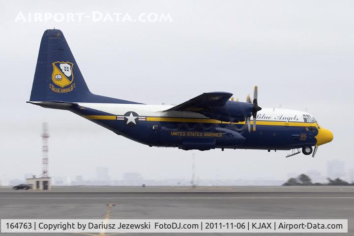 164763, 1992 Lockheed C-130T Hercules C/N 382-5258, C-130T Hercules 164763 Fat Albert from Blue Angels Demo Team NAS Pensacola, FL