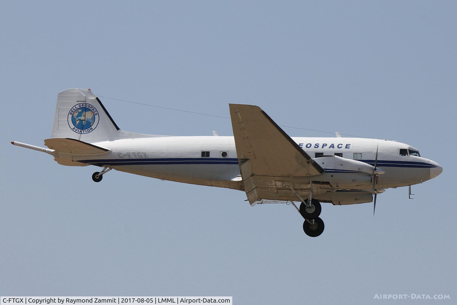 C-FTGX, 1943 Basler BT-67 C/N 25769, Basler BT-67 C-FTGX Bell Geosource Aviation