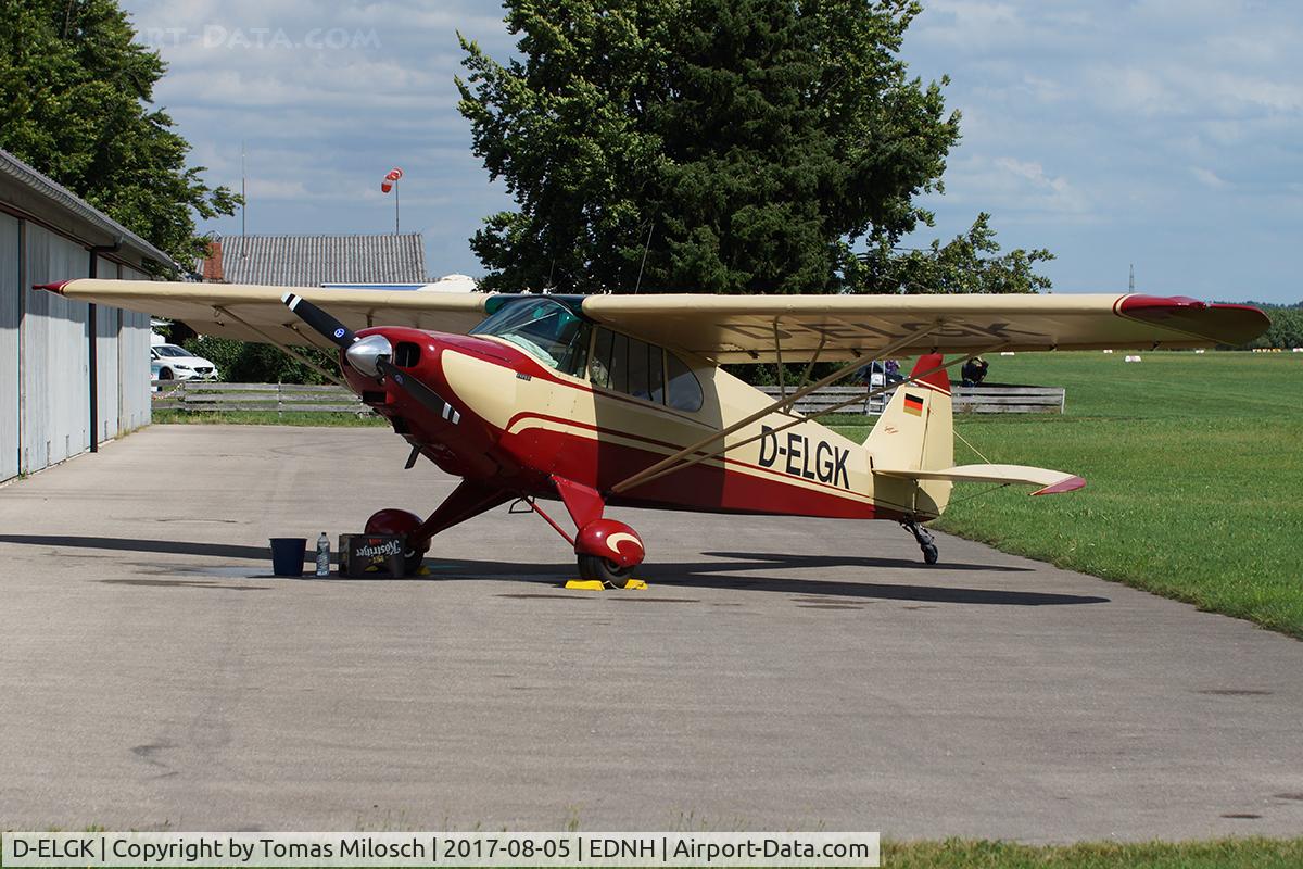 D-ELGK, 1947 Piper PA-12 Super Cruiser Super Cruiser C/N 12-2345, Airfield Bad Wörishofen, Bavaria, Germany