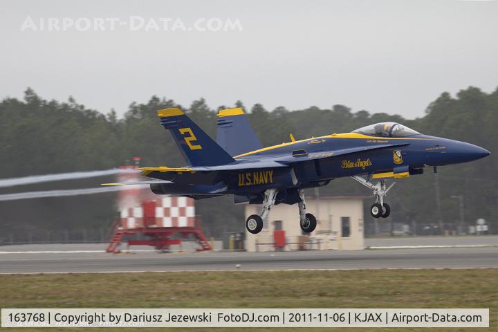 163768, 1989 McDonnell Douglas F/A-18C Hornet C/N 0848/C125, United States Navy Flight Demonstration Squadron Blue Angels