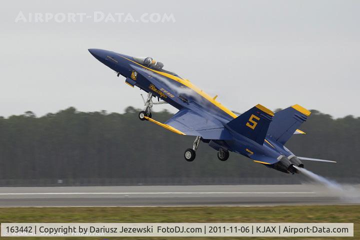 163442, 1987 McDonnell Douglas F/A-18C Hornet C/N 0645/C013, United States Navy Flight Demonstration Squadron Blue Angels