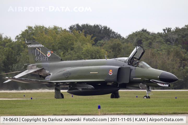 74-0643, 1974 McDonnell Douglas QF-4E Phantom II C/N 4794, F-4E Phantom 74-0643 TD from 82nd ATRS 53rd WG Holloman AFB, NM
