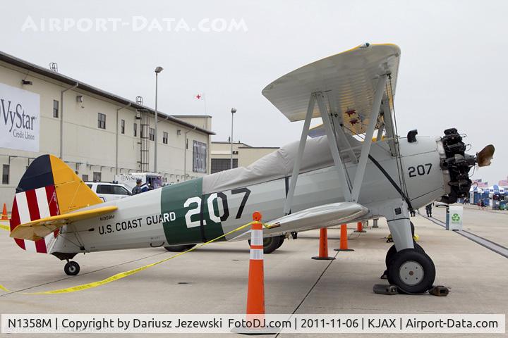 N1358M, 1941 Boeing B75N1 C/N 75-1229, Boeing B-75N1 Stearman CN 75-1229, N1358M