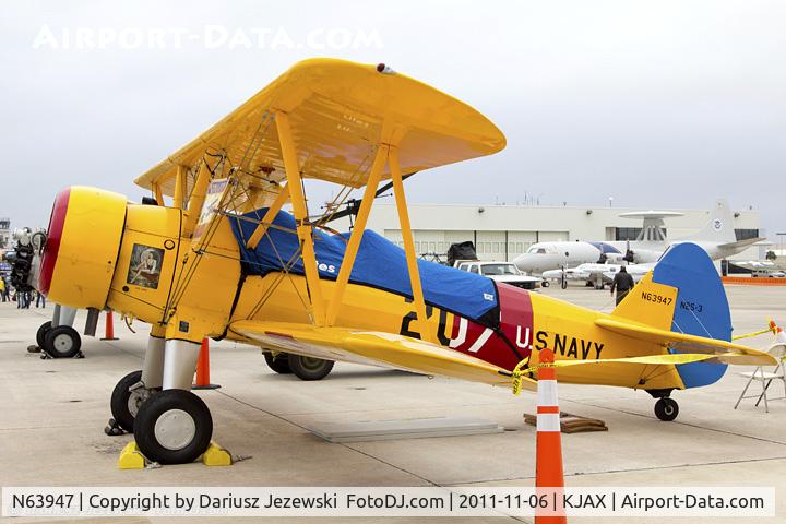 N63947, 1941 Boeing A75N1(PT17) C/N 75-2174, Boeing A-75N1 (PT-17) Stearman CN 75-2174, N63947