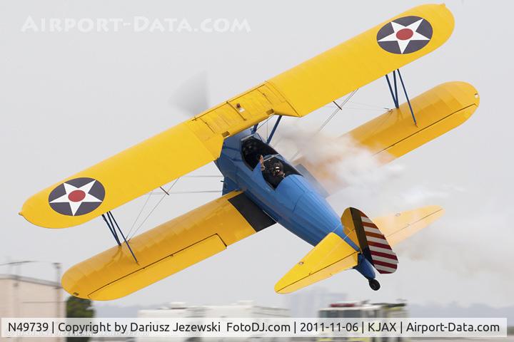 N49739, 1943 Boeing A75N1(PT17) C/N 75-4462, Boeing A-75N1 (PT-17) Stearman CN 75-4462 - John Mohr , N49739