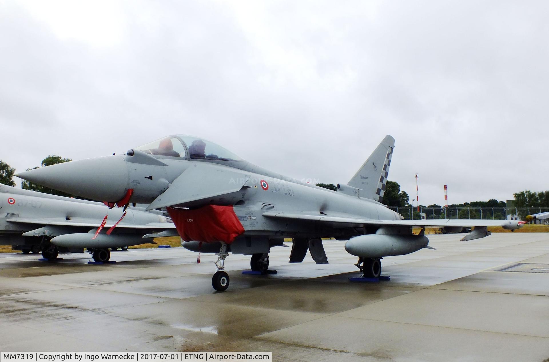 MM7319, Eurofighter F-2000A Typhoon C/N IS051, Eurofighter EF2000A of the Aeronautica Militare Italiana AMI (Italian Air Force) at the NAEWF 35 years jubilee display Geilenkirchen 2017