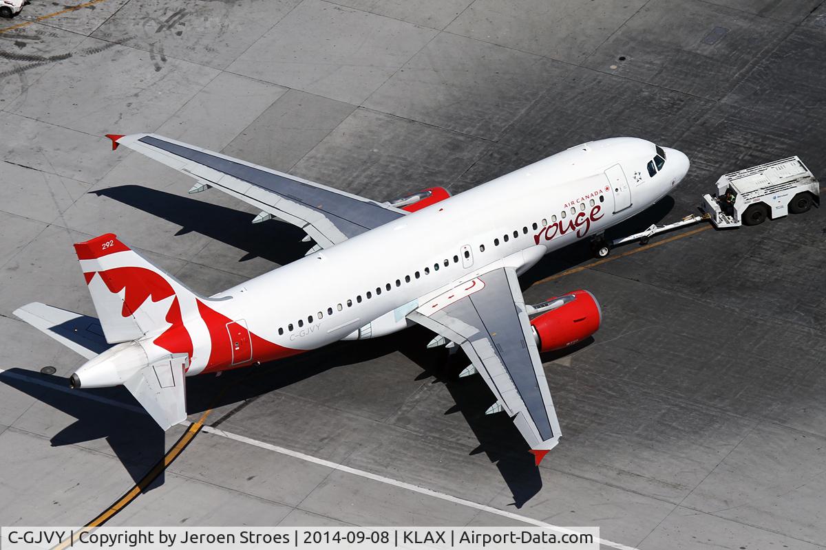 C-GJVY, 2002 Airbus A319-112 C/N 1742, klax