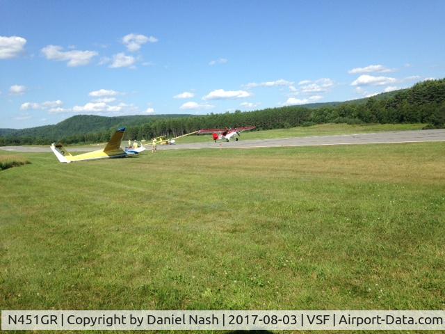 N451GR, 1998 Aviat A-1A Husky C/N 1408, husky towing glider for Civil Air Patrol at Hartness Field, Springfield, VT (VSF)