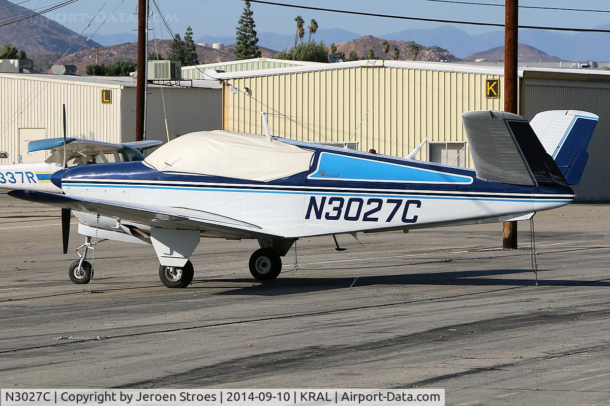 N3027C, 1958 Beech J35 Bonanza C/N D-5692, KRAL