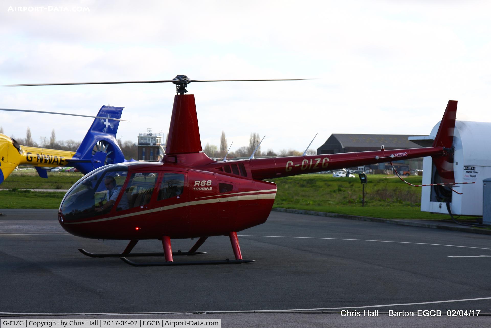 G-CIZG, 2016 Robinson R66 Turbine C/N 0698, at Barton