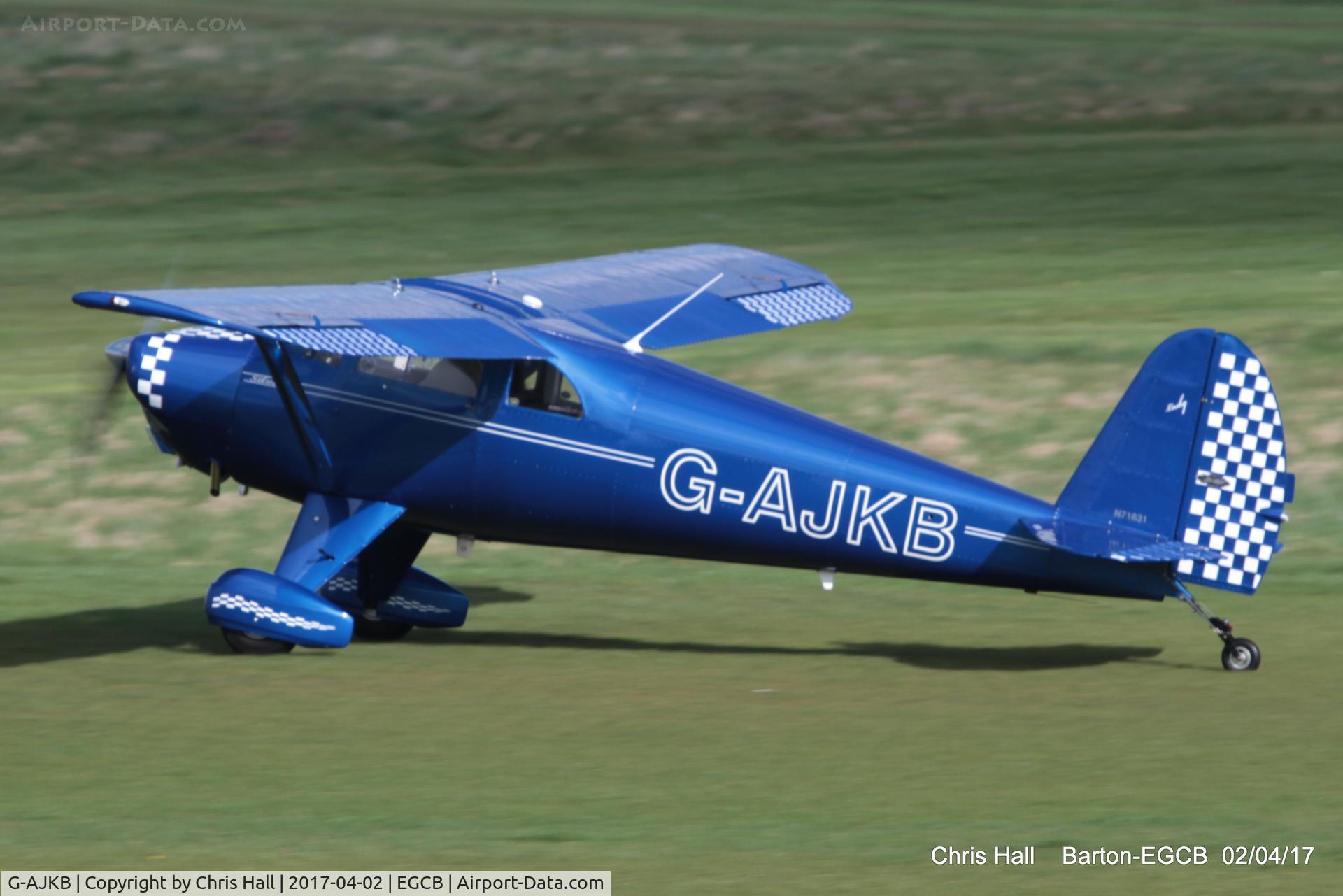 G-AJKB, 1946 Luscombe 8E Silvaire C/N 3058, at Barton