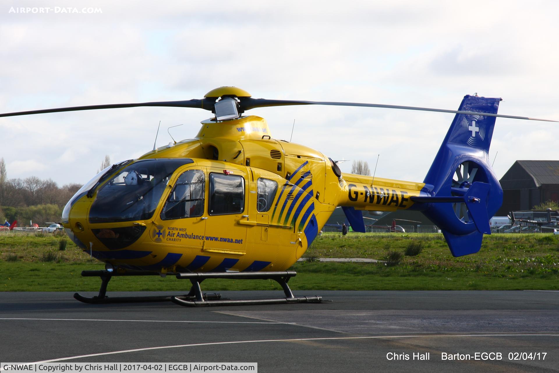 G-NWAE, 2003 Eurocopter EC-135T-2 C/N 0312, at Barton
