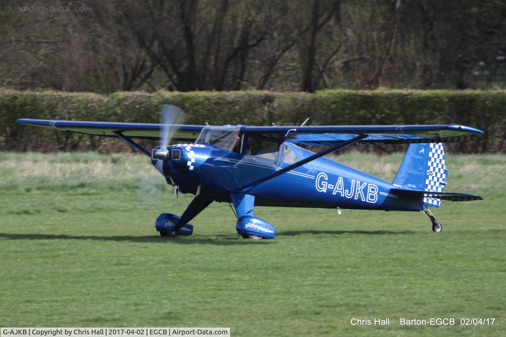 G-AJKB, 1946 Luscombe 8E Silvaire C/N 3058, at Barton
