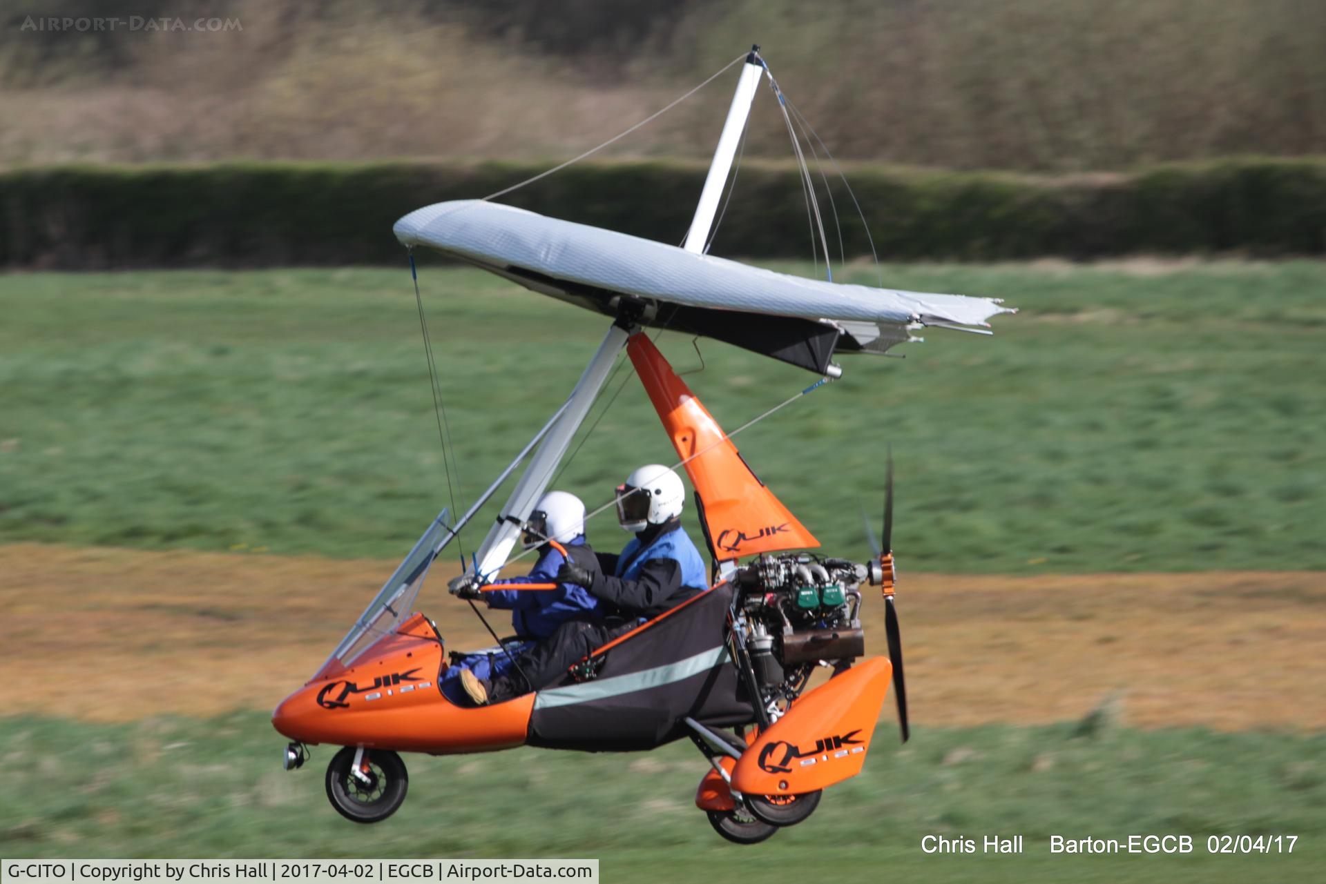 G-CITO, 2015 P&M Aviation Quik 912 C/N 8733, at Barton