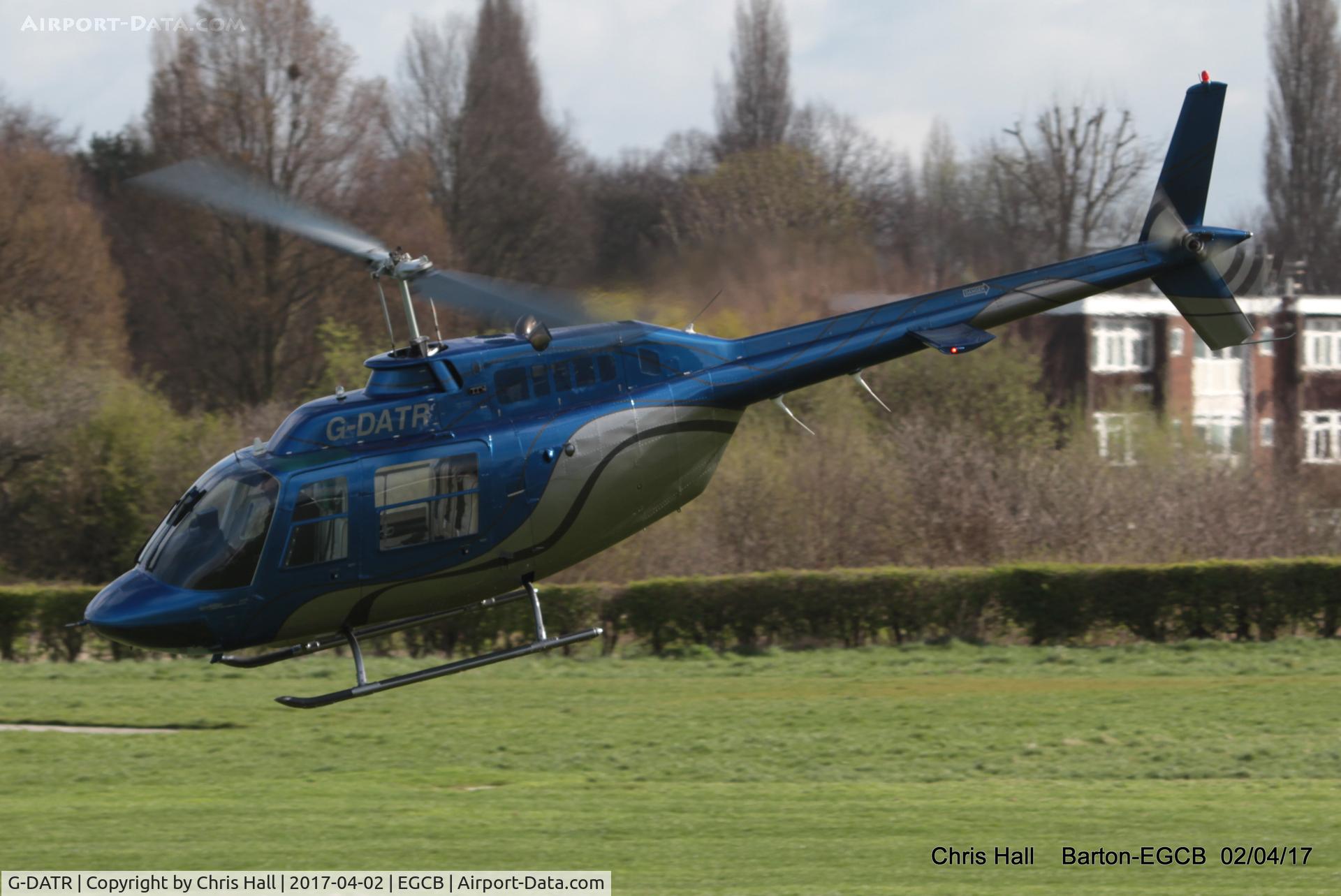 G-DATR, 1978 Agusta AB-206B JetRanger II C/N 8588, at Barton