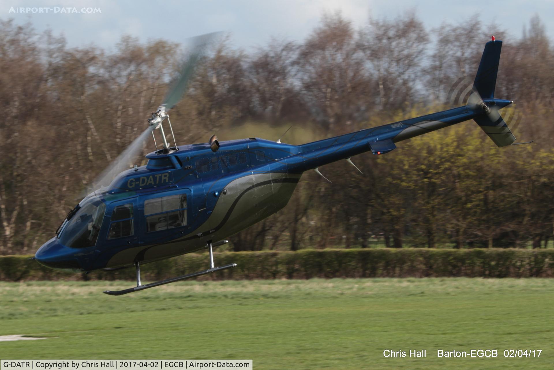 G-DATR, 1978 Agusta AB-206B JetRanger II C/N 8588, at Barton