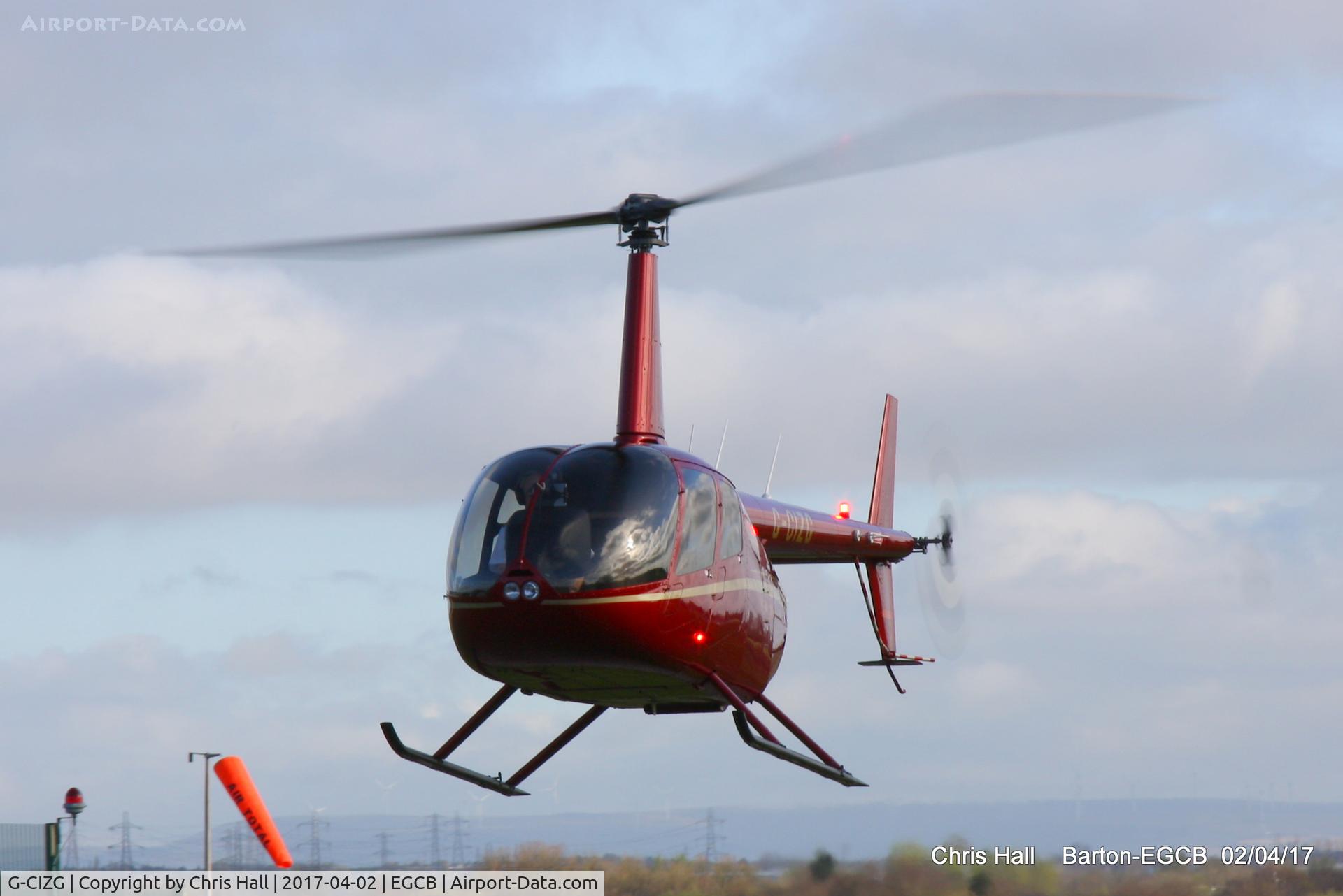 G-CIZG, 2016 Robinson R66 Turbine C/N 0698, at Barton