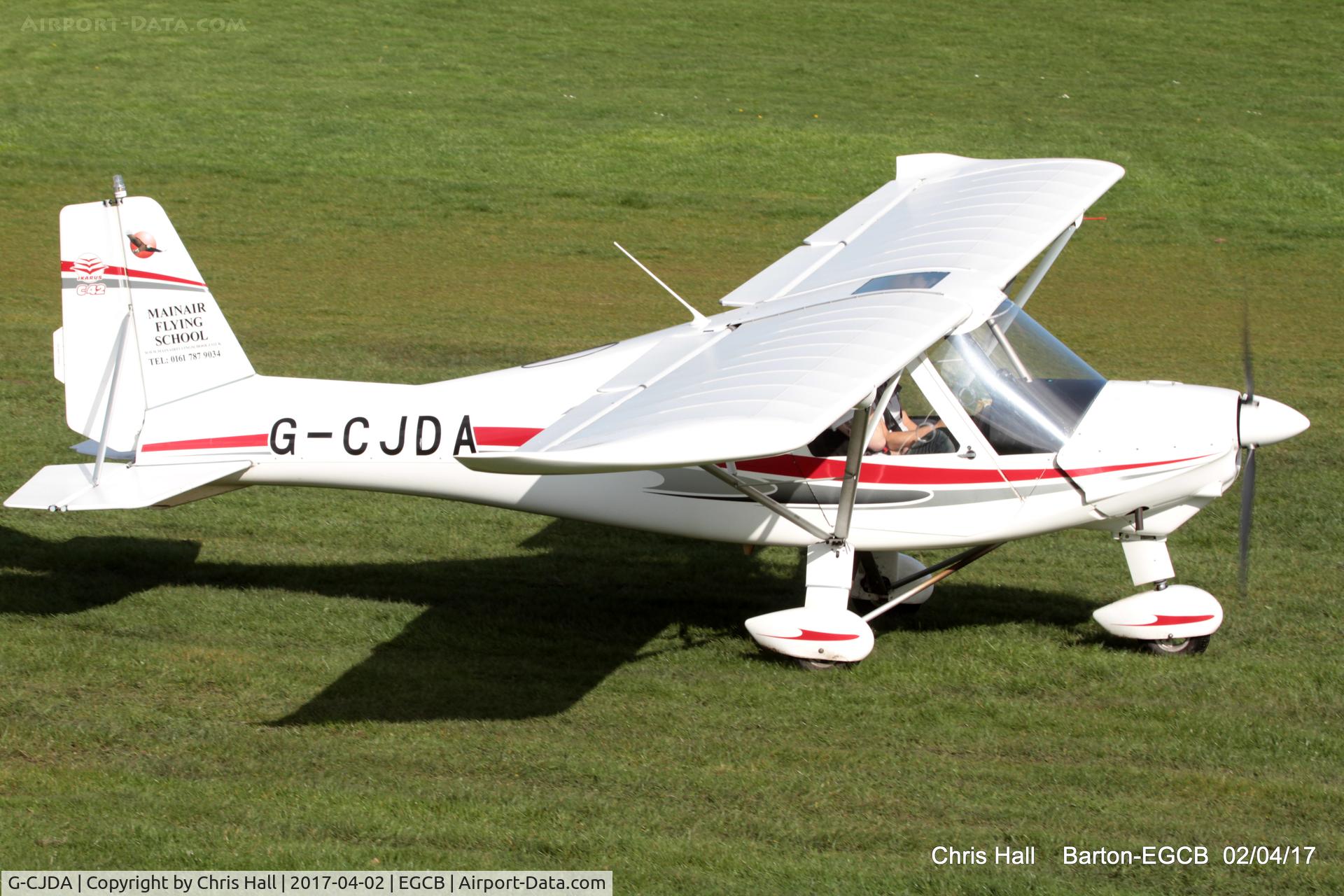 G-CJDA, 2016 Comco Ikarus C42 FB80 C/N 1605-7452, at Barton