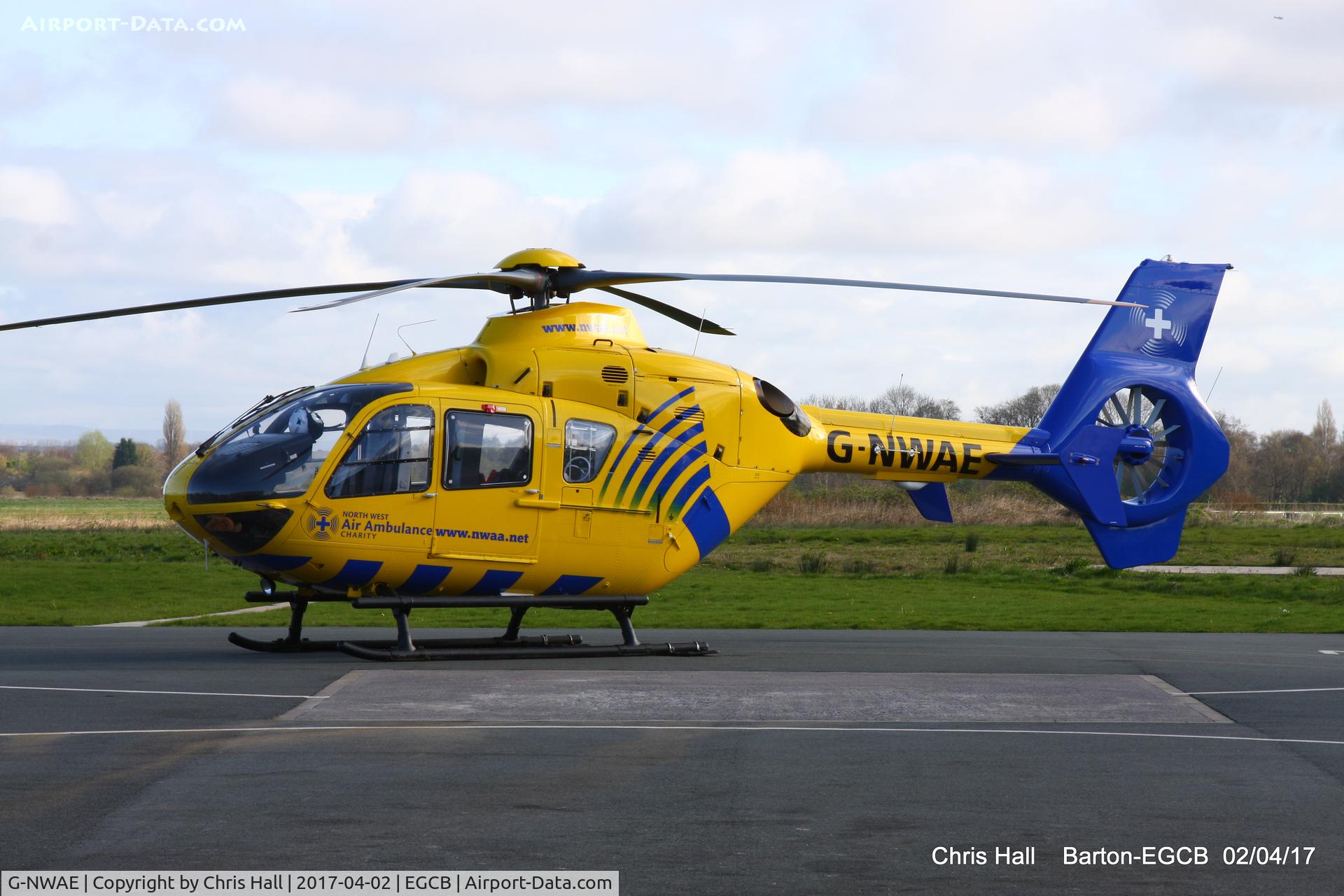 G-NWAE, 2003 Eurocopter EC-135T-2 C/N 0312, at Barton