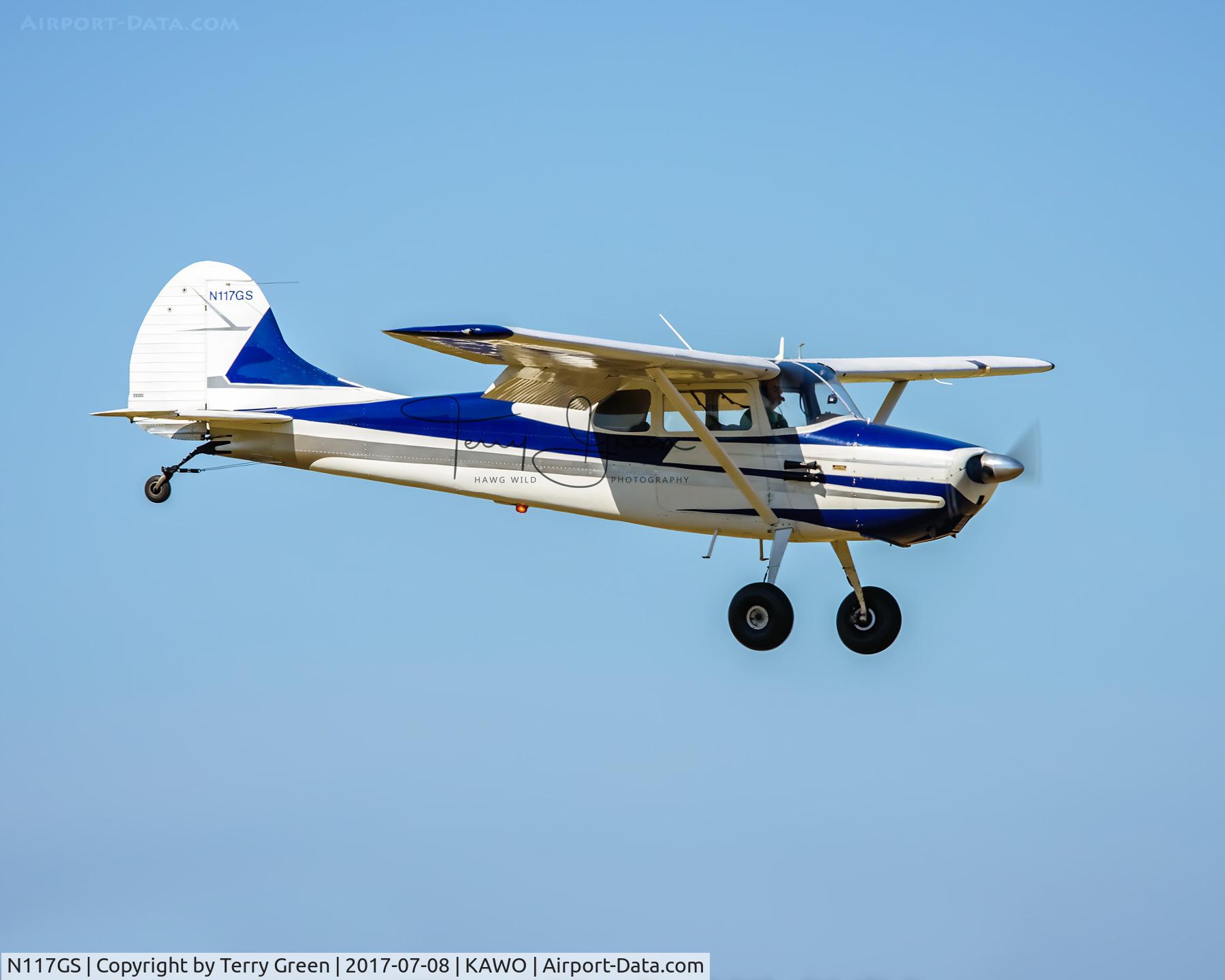 N117GS, 1956 Cessna 170B C/N 27157, KAWO