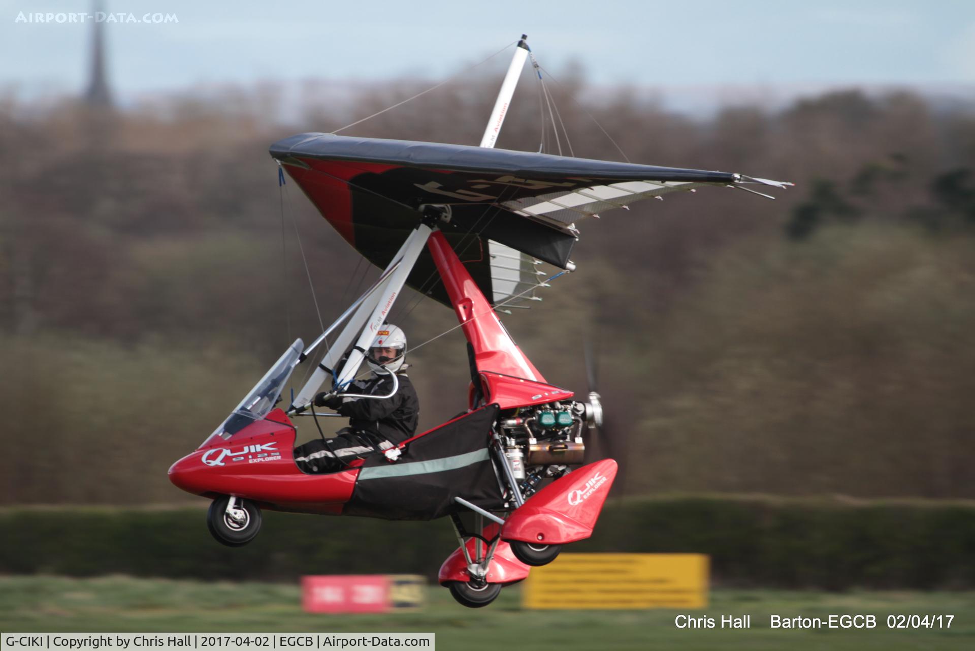 G-CIKI, 2014 P&M Aviation Pegasus Quik C/N 8703, at Barton