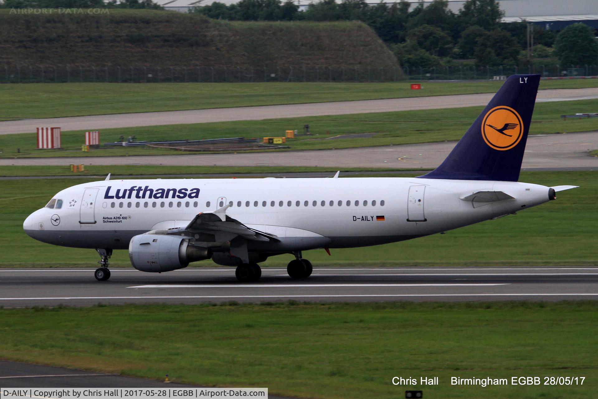 D-AILY, 1998 Airbus A319-114 C/N 875, Lufthansa