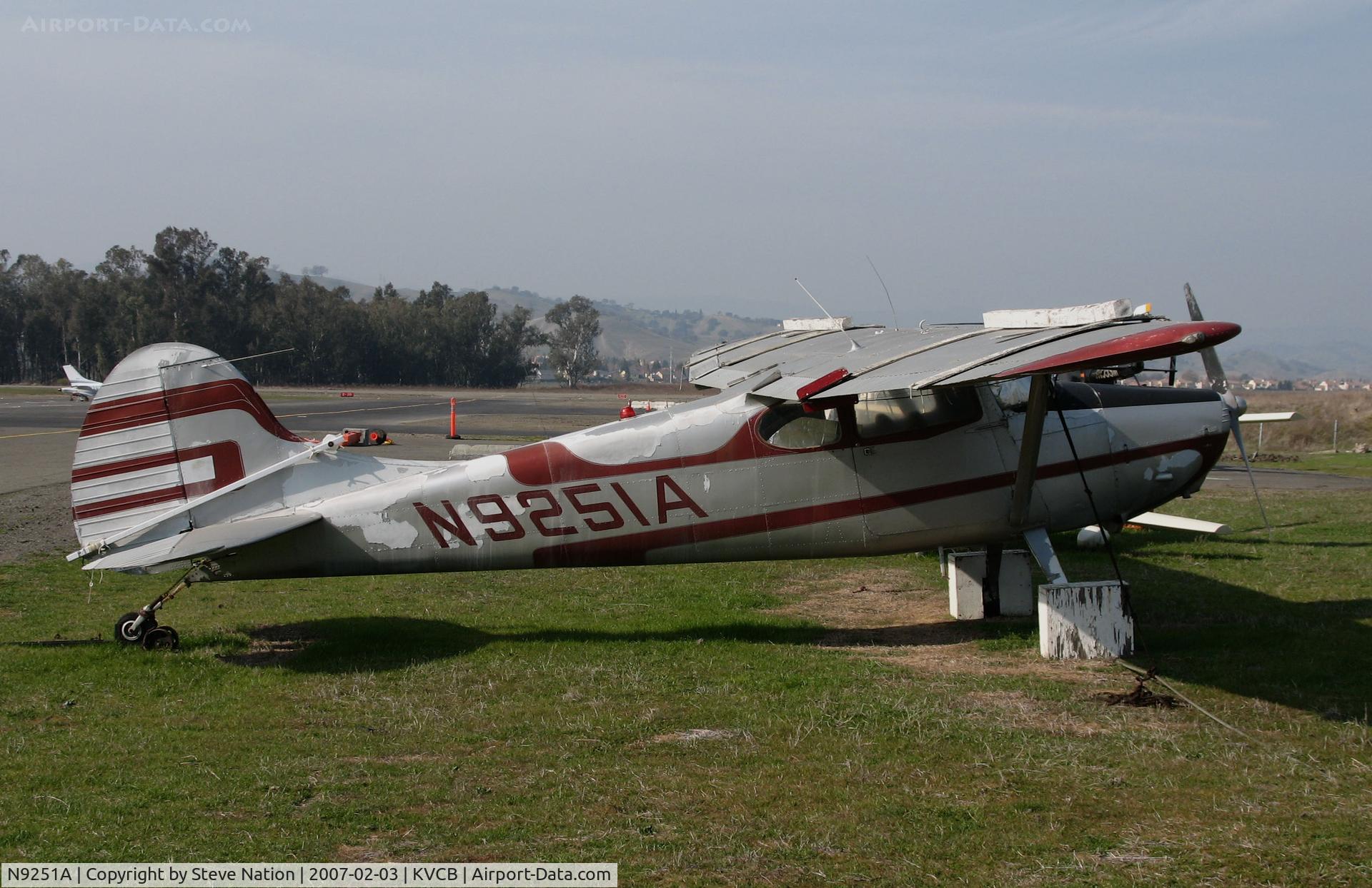 N9251A, 1949 Cessna 170 C/N 19012, Locally-based 1949 Cessna 170 with 