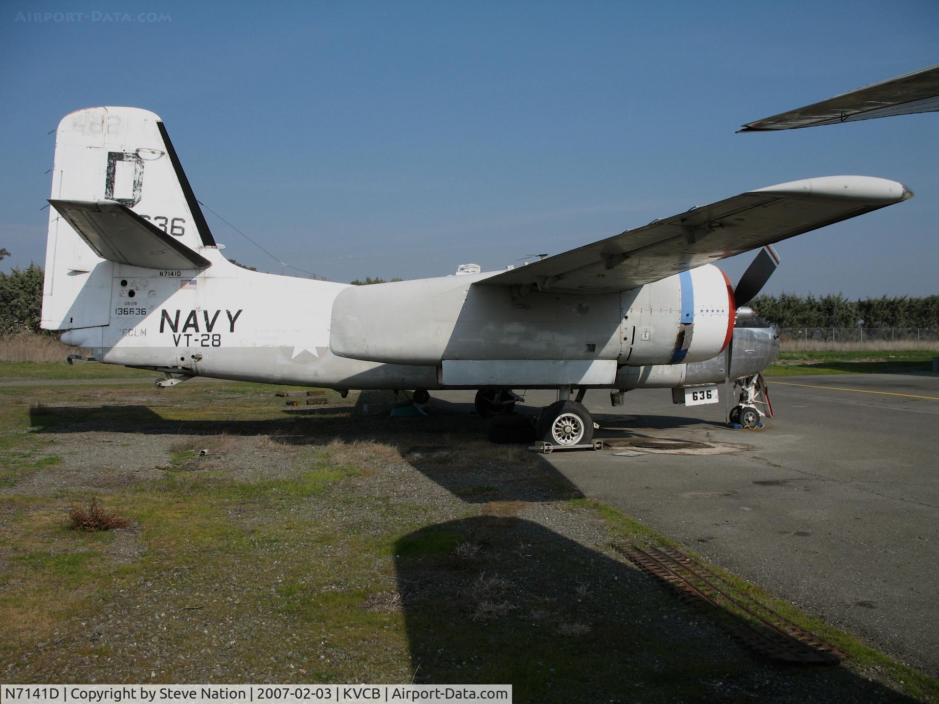 N7141D, 1957 Grumman S2F-1 Tracker C/N 545, Locally-based 1957 Grumman US-2A (S2F-1) Tracker still in VT-28 marks @ Nut Tree Airport, Vacaville, CA