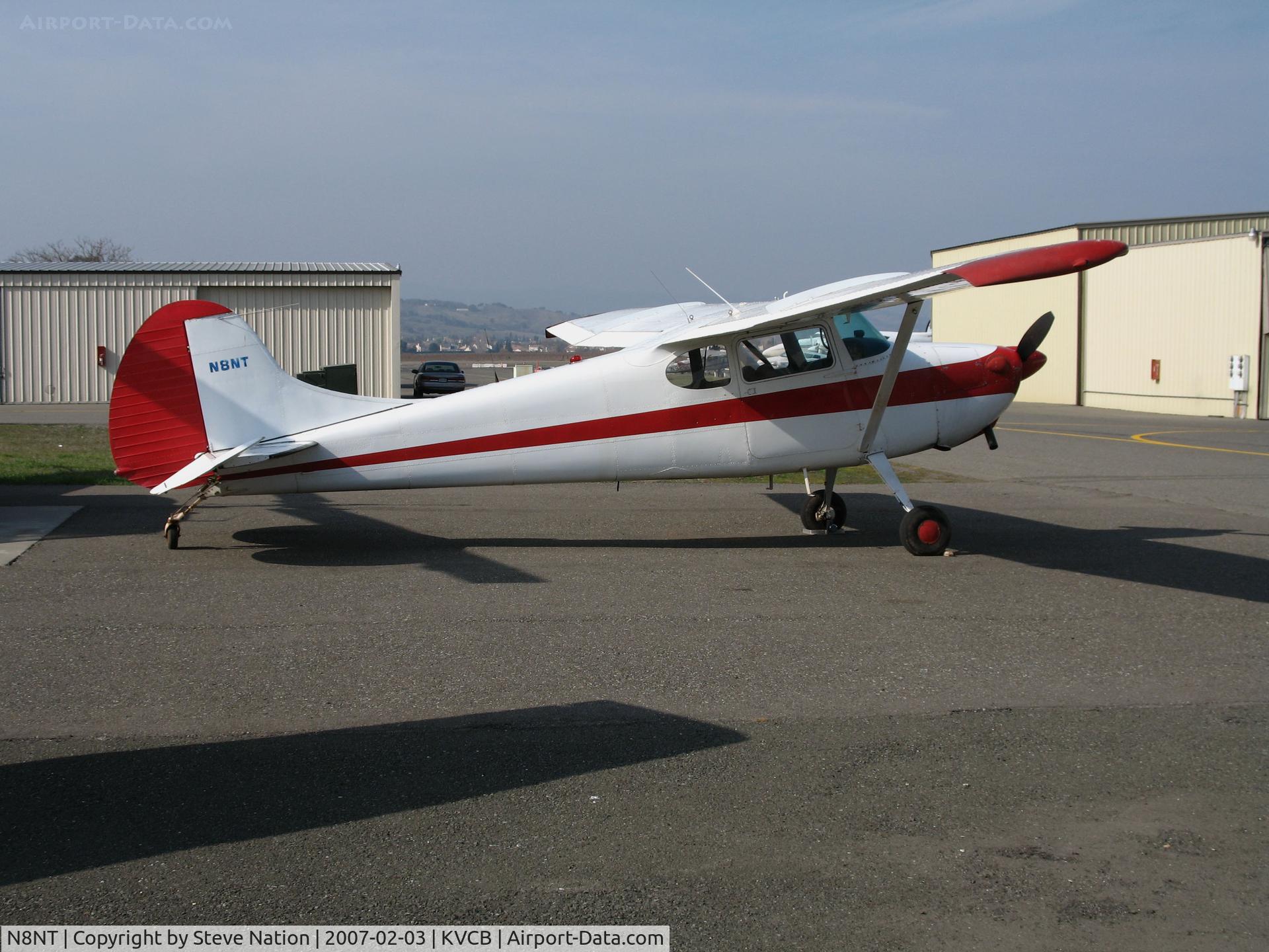 N8NT, 1953 Cessna 170B C/N 25841, Locally-based 1953 Cessna 170B owned by the founders of the Nut Tree Restaurant and Highway 80 stop @ Nut Tree Airport, Vacaville, CA