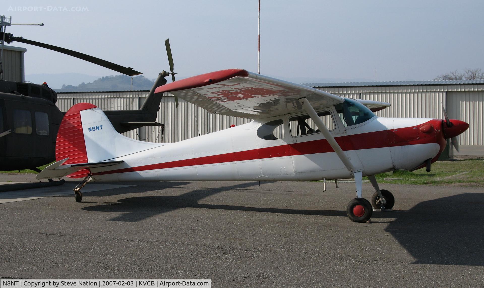 N8NT, 1953 Cessna 170B C/N 25841, Locally-based 1953 Cessna 170B owned by the founders of the Nut Tree Restaurant and Highway 80 stop @ Nut Tree Airport, Vacaville, CA