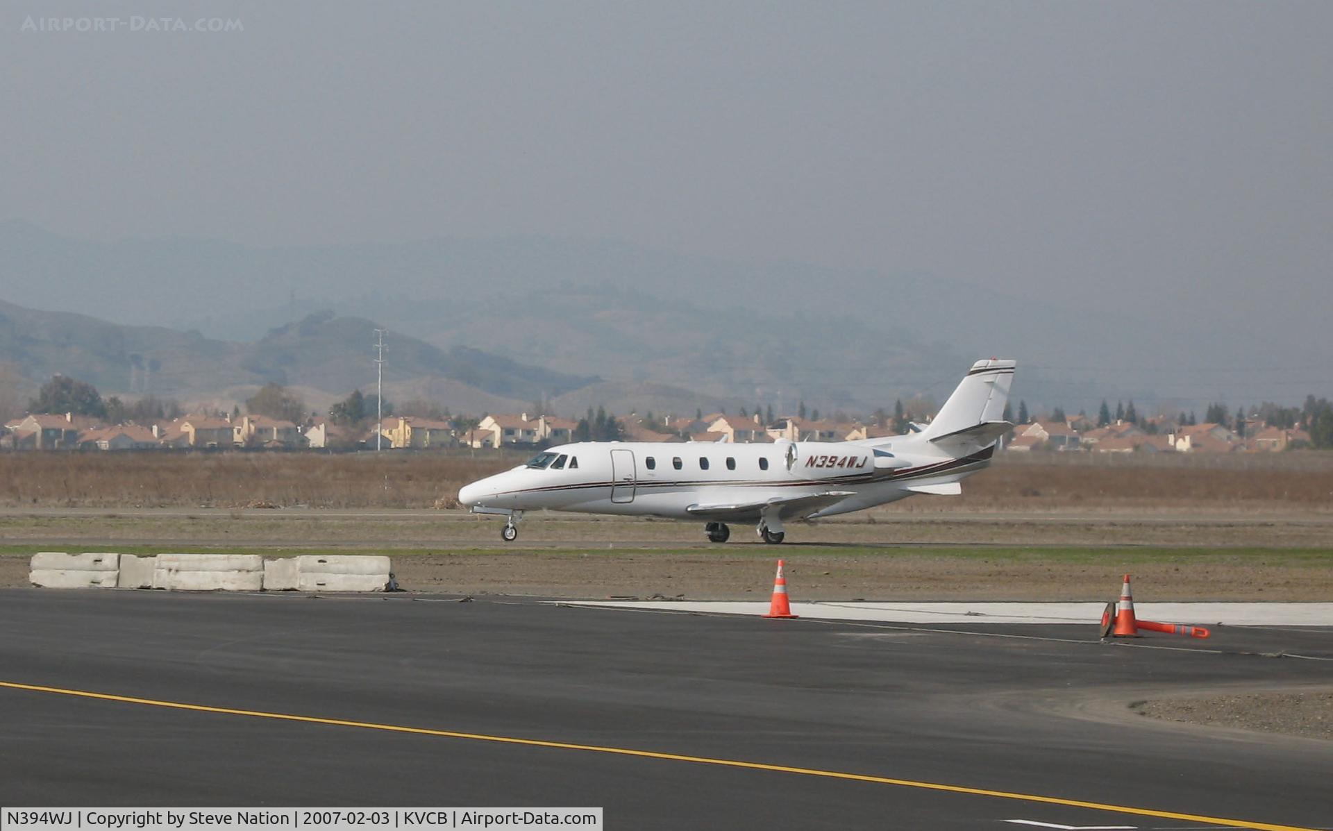 N394WJ, 2000 Cessna 560XL C/N 560-5086, Copart, Inc., Fairfield, CA 2000 Cessna 560XL returning home @ Nut Tree Airport, Vacaville, CA (reregistered N957BJ 2007-09-26 to ETA Aviation, Indianapolis, IN)