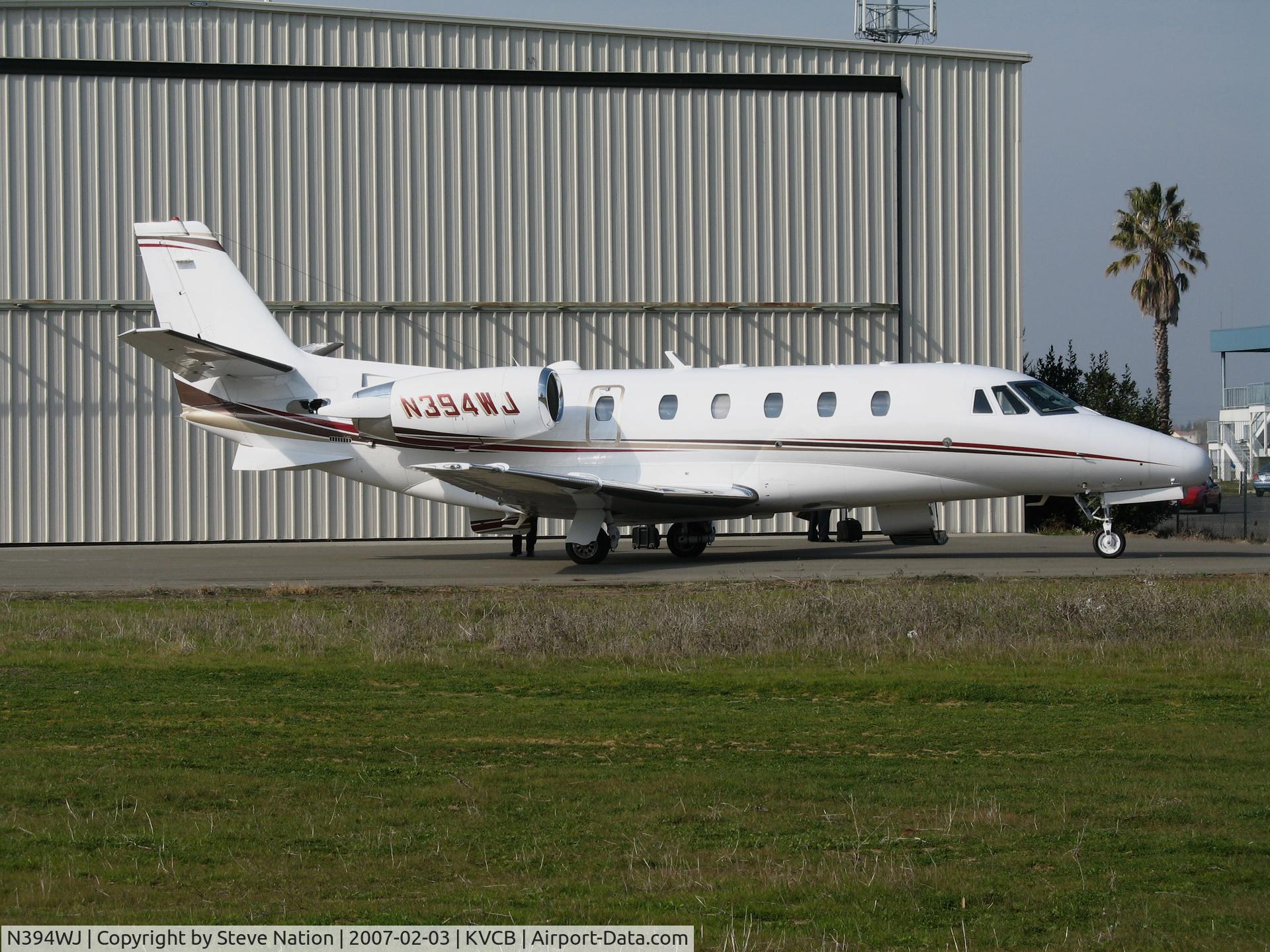 N394WJ, 2000 Cessna 560XL C/N 560-5086, Copart, Inc., Fairfield, CA 2000 Cessna 560XL shutting down engines @ Nut Tree Airport, Vacaville, CA home base (reregistered N957BJ 2007-09-26 to ETA Aviation, Indianapolis, IN)