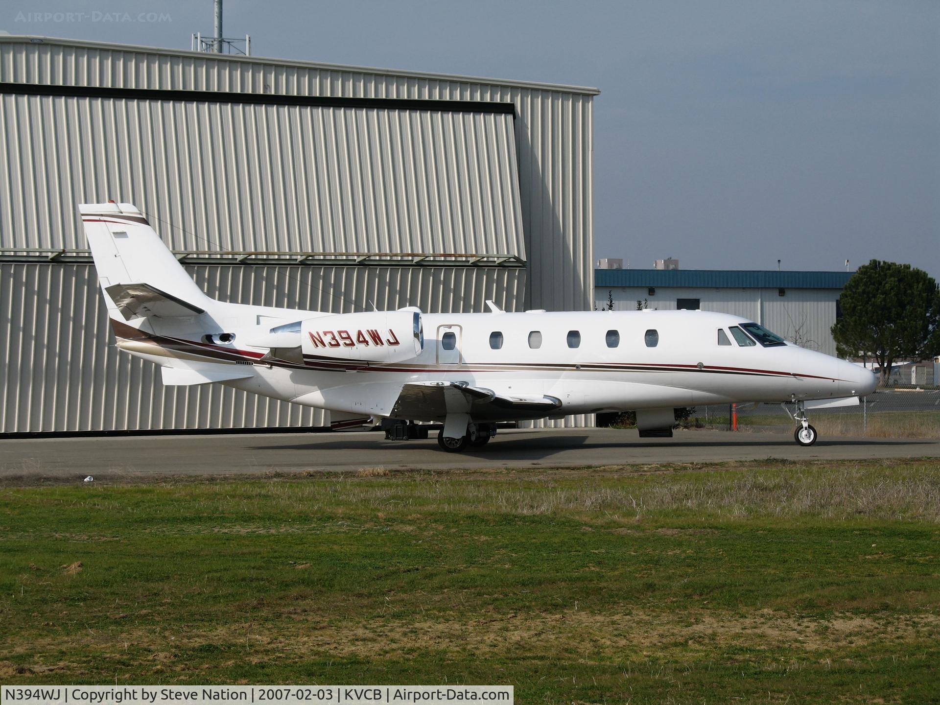 N394WJ, 2000 Cessna 560XL C/N 560-5086, Copart, Inc., Fairfield, CA 2000 Cessna 560XL shutting down engines @ Nut Tree Airport, Vacaville, CA home base (reregistered N957BJ 2007-09-26 to ETA Aviation, Indianapolis, IN)