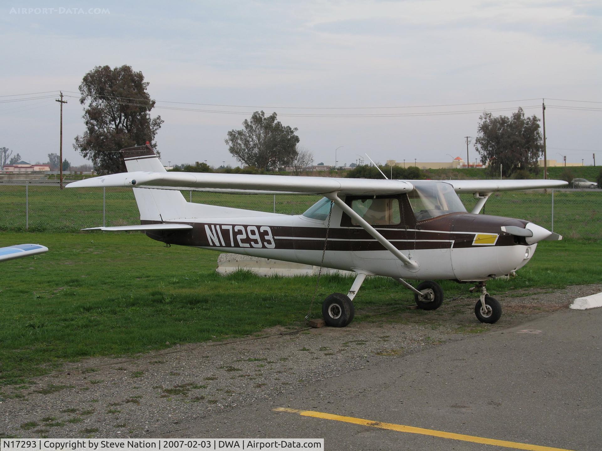 N17293, 1972 Cessna 150L C/N 15073706, 1972 Cessna 150L visiting @ Yolo County Airport, Woodland, CA