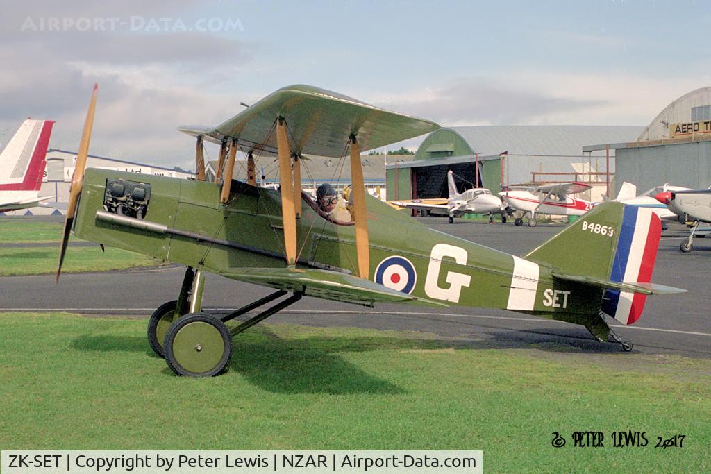 ZK-SET, Sopwith SE-5A Replica C/N AACA/266, SE5 Syndicate, Auckland 1990