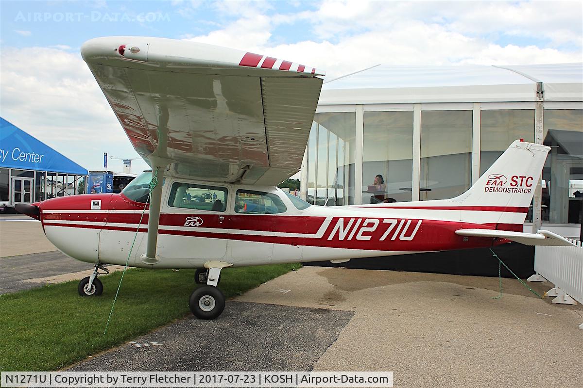 N1271U, 1976 Cessna 172M C/N 17266966, Displayed at 2017 EAA AirVenture at Oshkosh