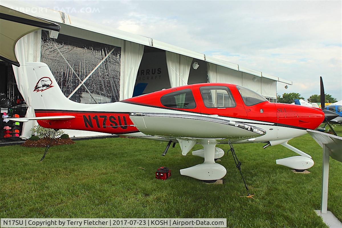 N17SU, 2017 Cirrus SR20 C/N 2363, Displayed at 2017 EAA AirVenture at Oshkosh