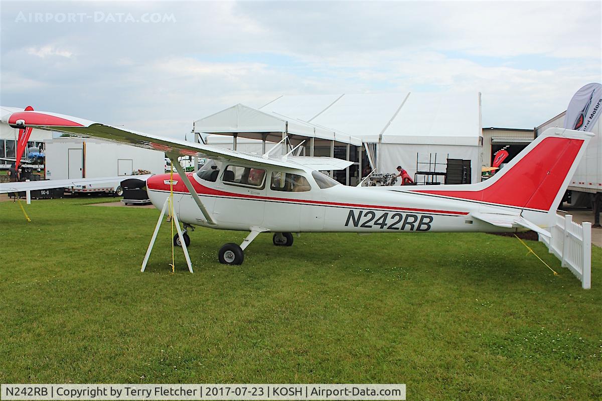 N242RB, Cessna 172S C/N 172S11131, Displayed at 2017 EAA AirVenture at Oshkosh