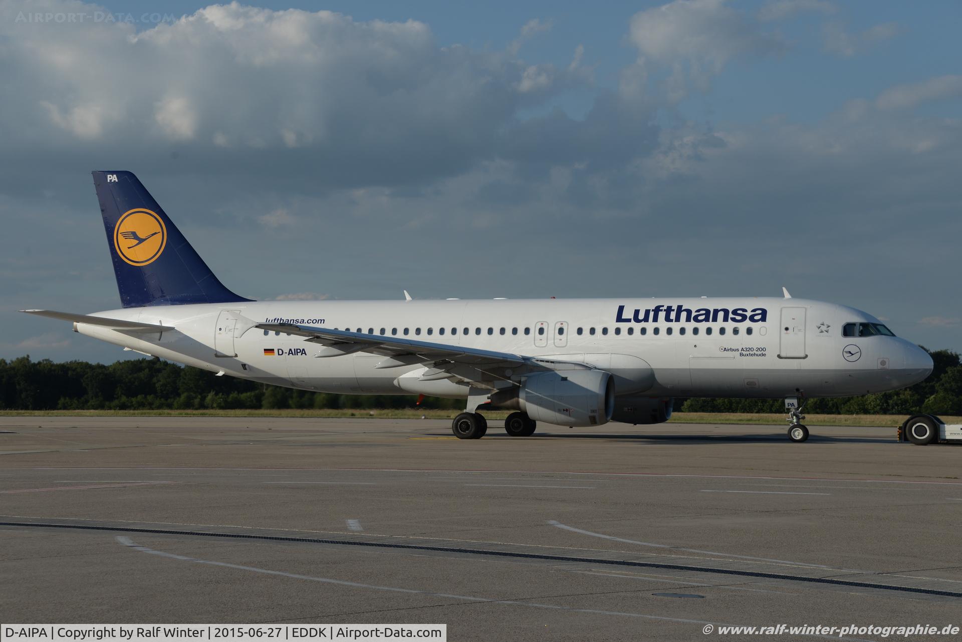 D-AIPA, 1989 Airbus A320-211 C/N 0069, Airbus A320-211 - LH DLH Lufthansa 'Buxtehude' - 69 - D-AIPA - 27.06.2015 - CGN