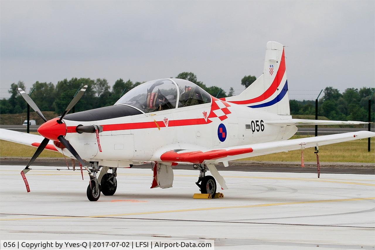 056, Pilatus PC-9M C/N 619, Pilatus PC-9M, Croatian Air Force aerobatic team, Flight line, St Dizier-Robinson Air Base 113 (LFSI) Open day 2017