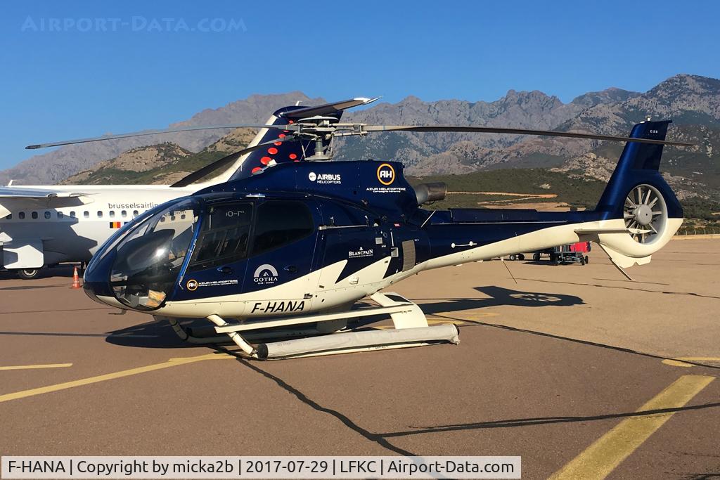 F-HANA, 2008 Eurocopter EC-130B-4 (AS-350B-4) C/N 4590, Parked