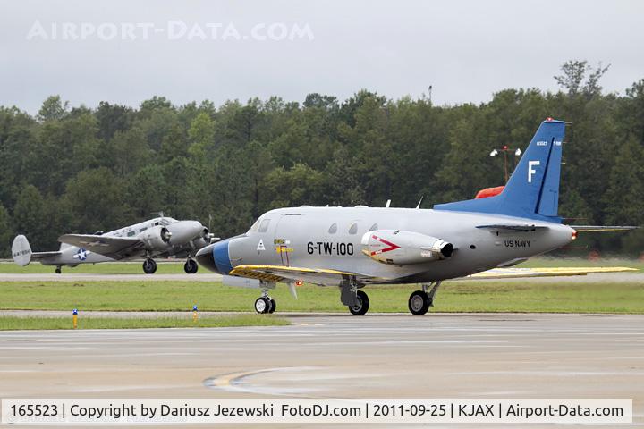 165523, 1964 Rockwell T-39N (NA-265-40) Sabreliner C/N 282-020, T-39N Sabreliner 165523 F CoNA from VT-86 Sabre Hawks TAW-6 NAS Pensacola, FL