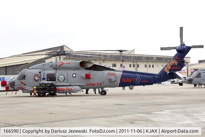 166590, Sikorsky MH-60R Strikehawk C/N 70-3430, MH-60R Seahawk 166590 AC-700 from HSM-74 Swamp Fox NAS Jacksonville, FL
