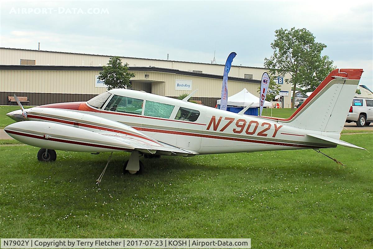 N7902Y, 1966 Piper PA-30 Twin Comanche Twin Comanche C/N 30-990, At 2017 EAA AirVenture at Oshkosh