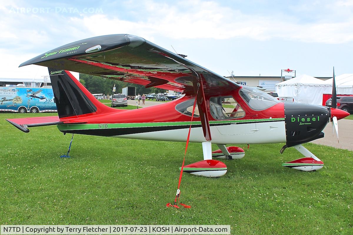N7TD, 2014 Glasair GS-2 Sportsman C/N 7371, At 2017 EAA AirVenture at Oshkosh