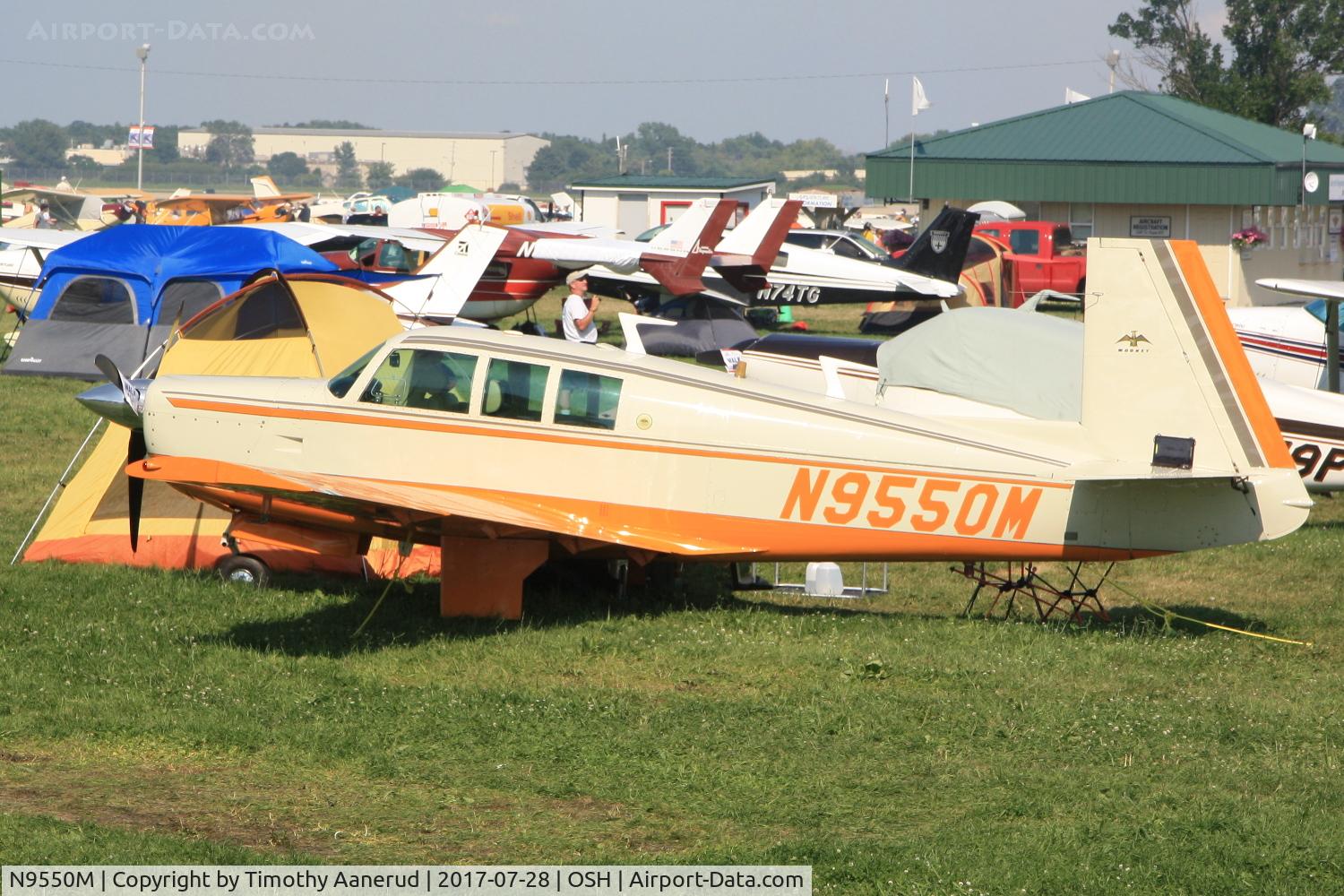 N9550M, 1966 Mooney M20F Executive C/N 670127, 1966 Mooney M20F, c/n: 670127